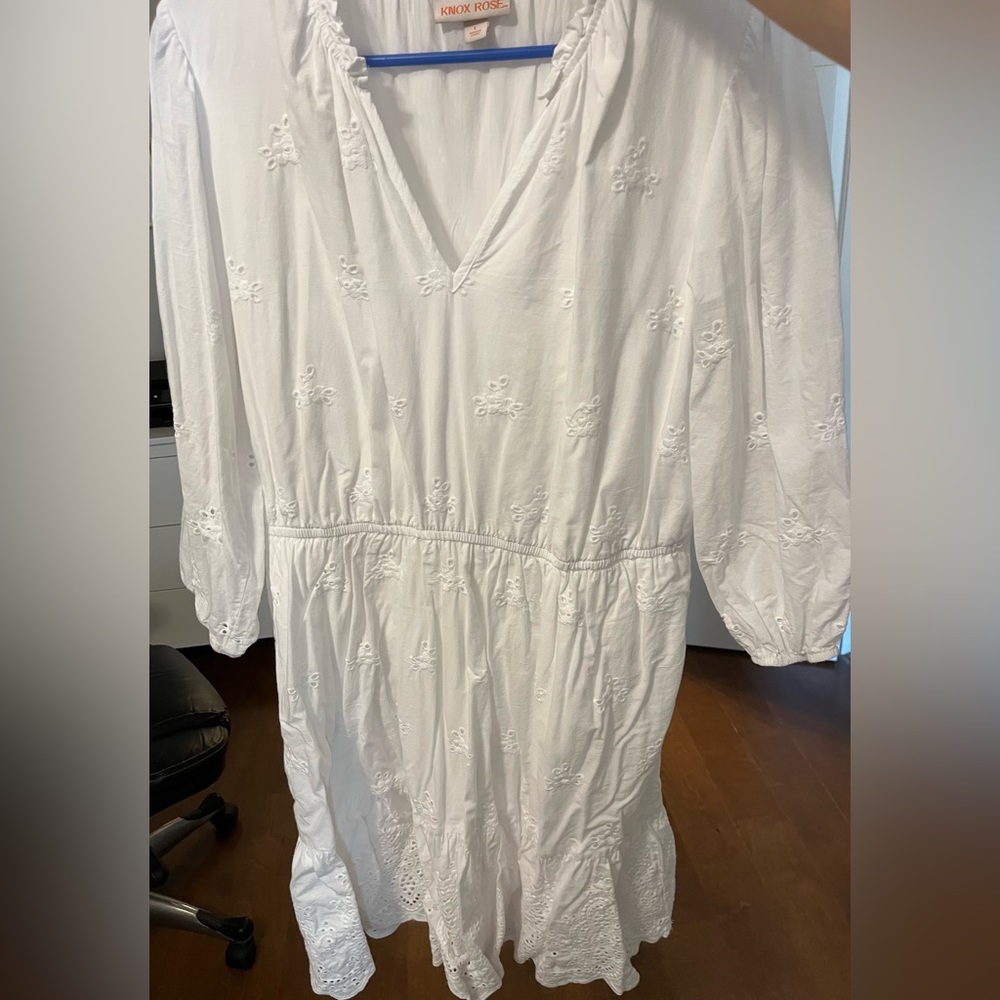 Knox & Rose white dress size large